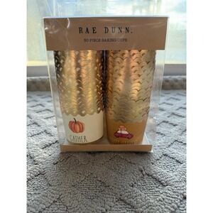 Rae Dunn by Magenta, Happy Harvest & Gather Scalloped Baking Cups